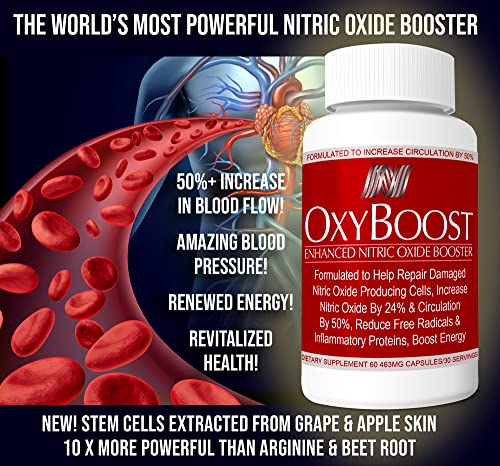 OxyBoost with ViNitrox - Nitric Oxide Supplement for Blood Pressure Support, Heart Health OxyNaturalsAu supplements