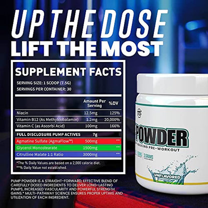 Man Sports Pump Powder. Stimulant Free Neutral Flavored Pre Workout Drink MAN Metabolic Augmenting NutritionUS supplements