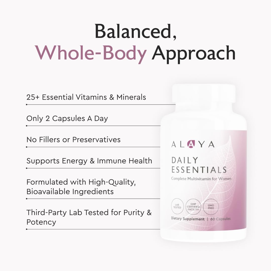 Alaya Naturals Daily Essentials Multivitamin for Women Alaya NaturalsAu supplements