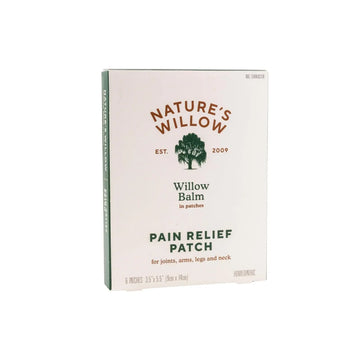 Nature's Willow Relief Patches – Fast-Acting, Plant-Based Topical Solution to Help with Sore Muscles & Joints | 6 Patches per Pack | 1-Pack Nature's WillowAu supplements