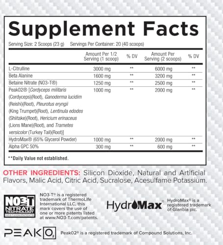 Core Nutritionals Pump Full-Spectrum Non-Stimulant Pre-Workout, with N03T Nitrate Core NutritionalsAu supplements
