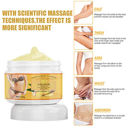 Ginger Fat Burning Cream Anti-cellulite Full Body Slimming Weight Loss Massaging Cream GrospeUS supplements