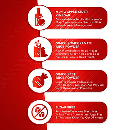 Sugar-Free Keto ACV Gummies for Weight Loss - Apple Cider Vinegar Keto ACV Gummies Atlantis NutritionUS supplements