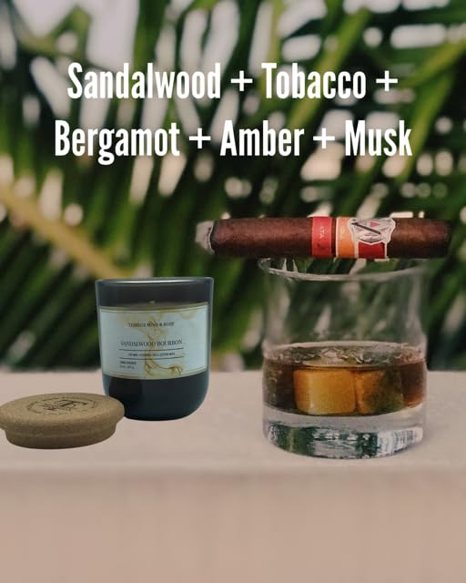Sandalwood Bourbon Non-Toxic Candles | Natural Candles for Men |Aromatherapy Candle Relaxing Terreux Mind & BodyAu supplements