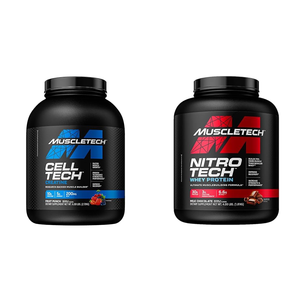 MuscleTech Creatine Monohydrate Powder Cell-Tech Creatine Powder & n Powder Nitro MuscleTechUS supplements