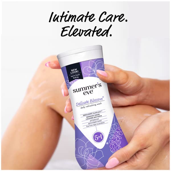 Summer's Eve Delicate Blossom Daily Refreshing Feminine Wash, Removes Odor, pH balanced, 15 fl oz Summer's EveAu supplements