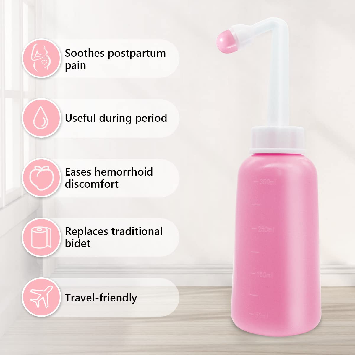 Peri Bottle for Postpartum Care,12 OZ Perineal Bottle Postpartum Essentials Upside Down Peri Bottle ShowvigorAu supplements