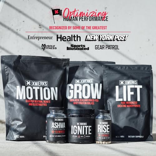 Xwerks Grow 100% New Zealand Grass-Fed Whey Protein - 25g of Pure Isolate Protein XwerksUS supplements
