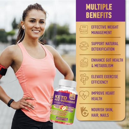 Keto Acv Gummies for Advanced Weight Loss & Belly Fat Burn - Pro Active Super Apple Cider Mood MingleUS supplements