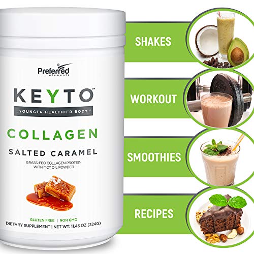 Keto Collagen Protein Powder with MCT Oil – Keto and Paleo Friendly Pure Grass Fed Preferred ElementsAu supplements
