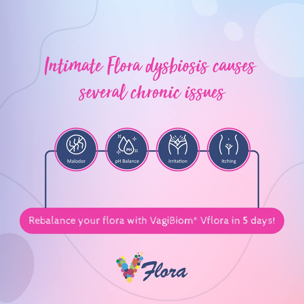VagiBiom 5-Day Vflora (Lactobacillus crispatus + L. gasseri) to Balance Intimate Flora VagiBiomAu supplements