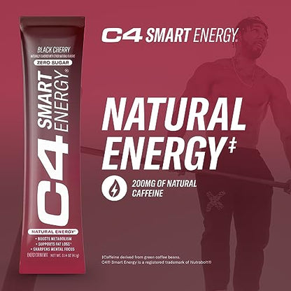 C4 Smart Energy Powder Stick Packs - Sugar Free Performance Fuel & Nootropic Brain CellucorUS supplements