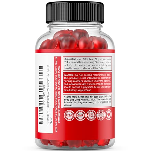 Keto ACV Gummies Advanced Weight Loss (1000mg) ACV Keto Gummies for Weight Loss DORADO NUTRITIONUS supplements