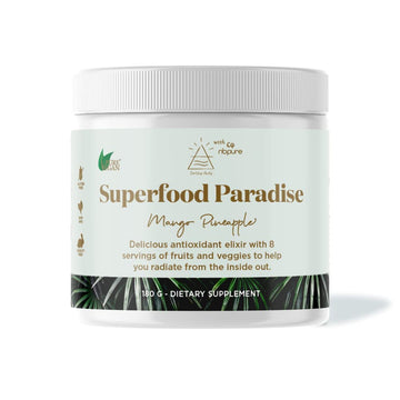 nbpure Earthy Andy Superfood Paradise, Mango Pineapple, 30 Servings nbpureAu supplements