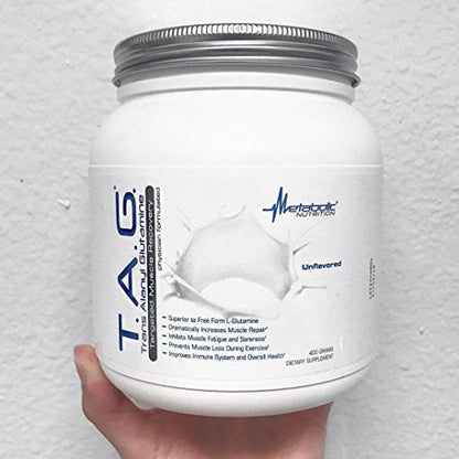 Metabolic Nutrition, TAG, Trans Alanyl Glutamine, 100% L-Glutamine Peptide Powder Metabolic NutritionUS supplements