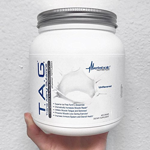 Metabolic Nutrition, TAG, Trans Alanyl Glutamine, 100% L-Glutamine Peptide Powder Metabolic NutritionUS supplements