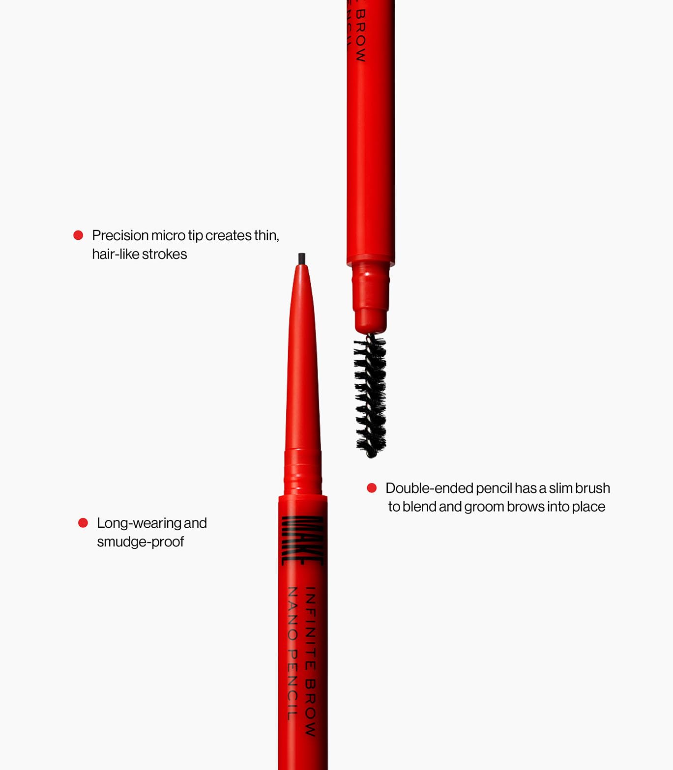 MAKE Beauty Nano Brow, Micro Eyebrow Pencil. Long-Lasting Smudgeproof Eye Brow Makeup for Hairlike Lines. Precision Liner for Natural-Looking Eyebrows - Shade, Warm Taupe MAKEAu supplements