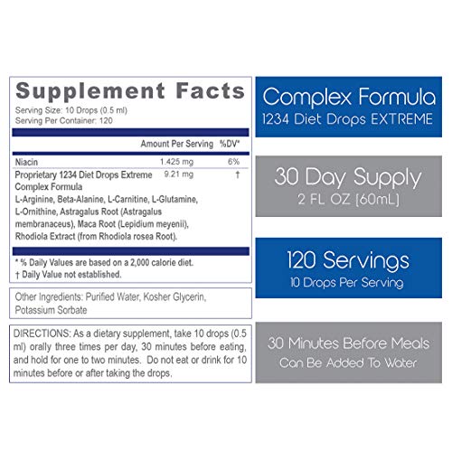 Creative Bioscience 1234 Diet Drops Extreme for Women & Men, Diet Drops for Weight Creative BioscienceUS supplements