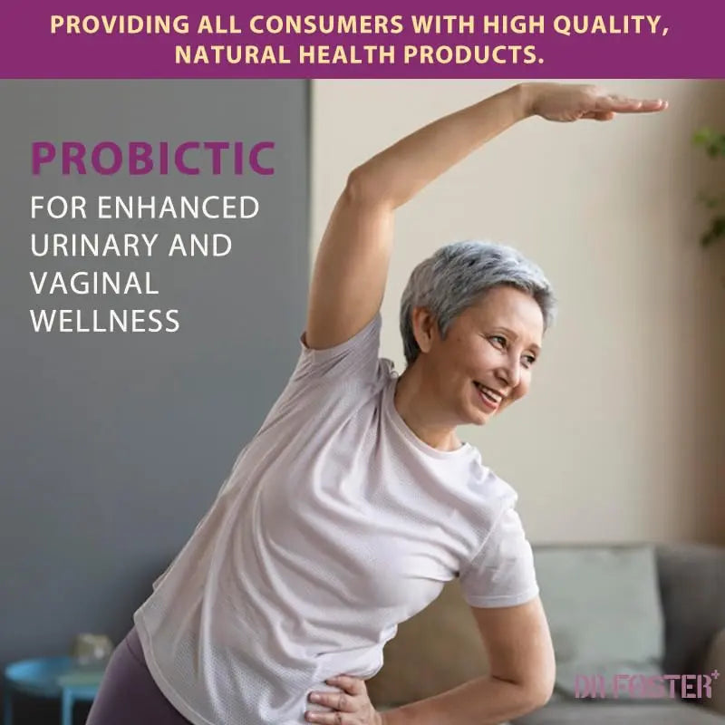 DRFOSTER Urinary Tract Health for Women, Vaginal Probiotics for Women pH Balance with D-Mannose, Cranberry, Probiotics and Prebiotics for Digestive Helath 90 Veggie Capsules DRFOSTERAu supplements