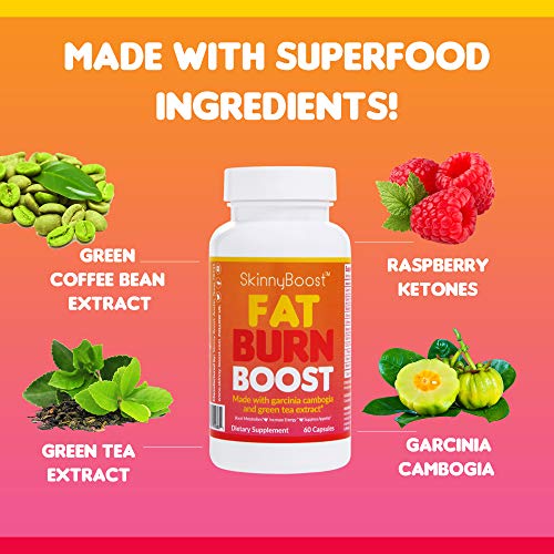 SkinnyBoost Fat Burn & 15 Day Quick Cleanse KIT-Vegan Capsules, Easy to Use: Detox SkinnyBoostUS supplements