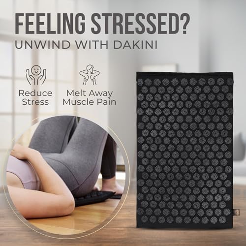 Acupressure Mat and Pillow Set with Extra Mini Accupressure Massage Mat - Organic Cotton DakiniAu supplements