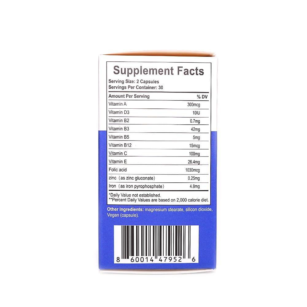 Yogivita Men’s Multivitamin – Complete Wellness, Energy & Immunity Support – Vegan, Gluten-Free, 60 Capsules YogivitaUS supplements