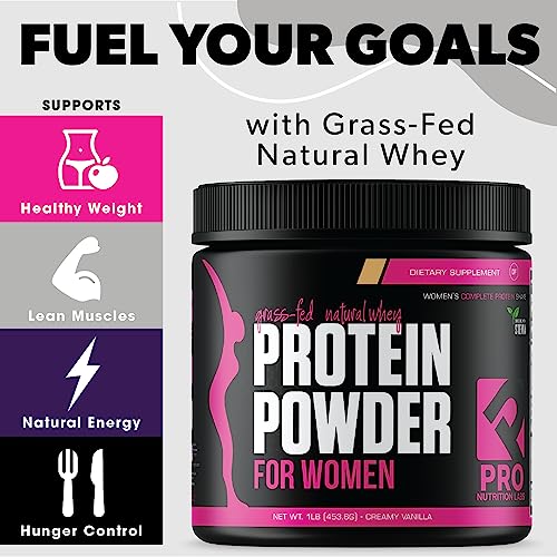 PRO NUTRITION LABS Whey Protein Vanilla Powder for Women - Supports Lean Muscle PRO NUTRITION LABSUS supplements