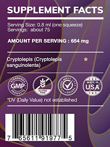 Earth's Love - Cryptolepis Alcohol Herbal Extract Tincture, Super-Concentrated Wildcrafted Cryptolepis HerbEraAu supplements