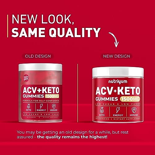 Keto ACV Gummies 1500 mg - Gelatin-Free Apple Cider Vinegar Gummies - Low Carbs Pectin XELARUS supplements