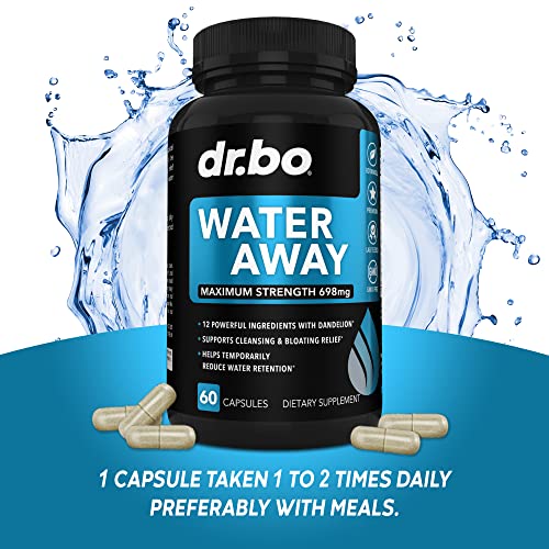 Water Pills Diuretics for Water Retention - Natural Water Away Pills Herbal Diuretic Supplements DR. BOUS supplements