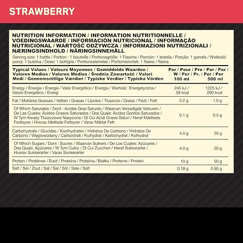 Optimum Nutrition High Protein Shake Bottles, Ready To Drink Healthy Snacks, No added Optimum NutritionUS supplements
