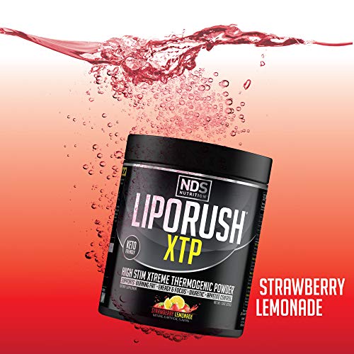 LIPORUSH NDS Nutrition XTP Thermogenic Fat Burner with L-Carnitine - Energy, Focus LIPORUSHAu supplements