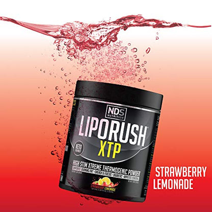 LIPORUSH NDS Nutrition XTP Thermogenic Fat Burner with L-Carnitine - Energy, Focus LIPORUSHUS supplements