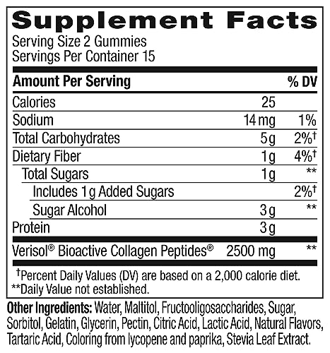 OLLY Collagen Gummy Rings, 2.5g of Clinically Tested Collagen, Boost Skin Elasticity & Reduce OLLYAu supplements