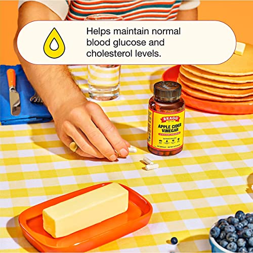 Bragg Apple Cider Vinegar Capsules - Vitamin D3 & Zinc - 750mg of Acetic Acid – Immune BraggUS supplements