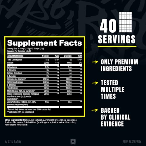 RYSE Up Supplements Signature Series Stim Daddy | Official Noel Deyzel High Stimulant RYSE Up SupplementsAu supplements
