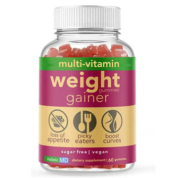 Holistic MD Gainer Gummies for Women Men Elderly and Kids | Clinically Studied Ingredients | 10 in 1 with L-Lysine Gentian Root Vitamin B | Holistic MDAu supplements