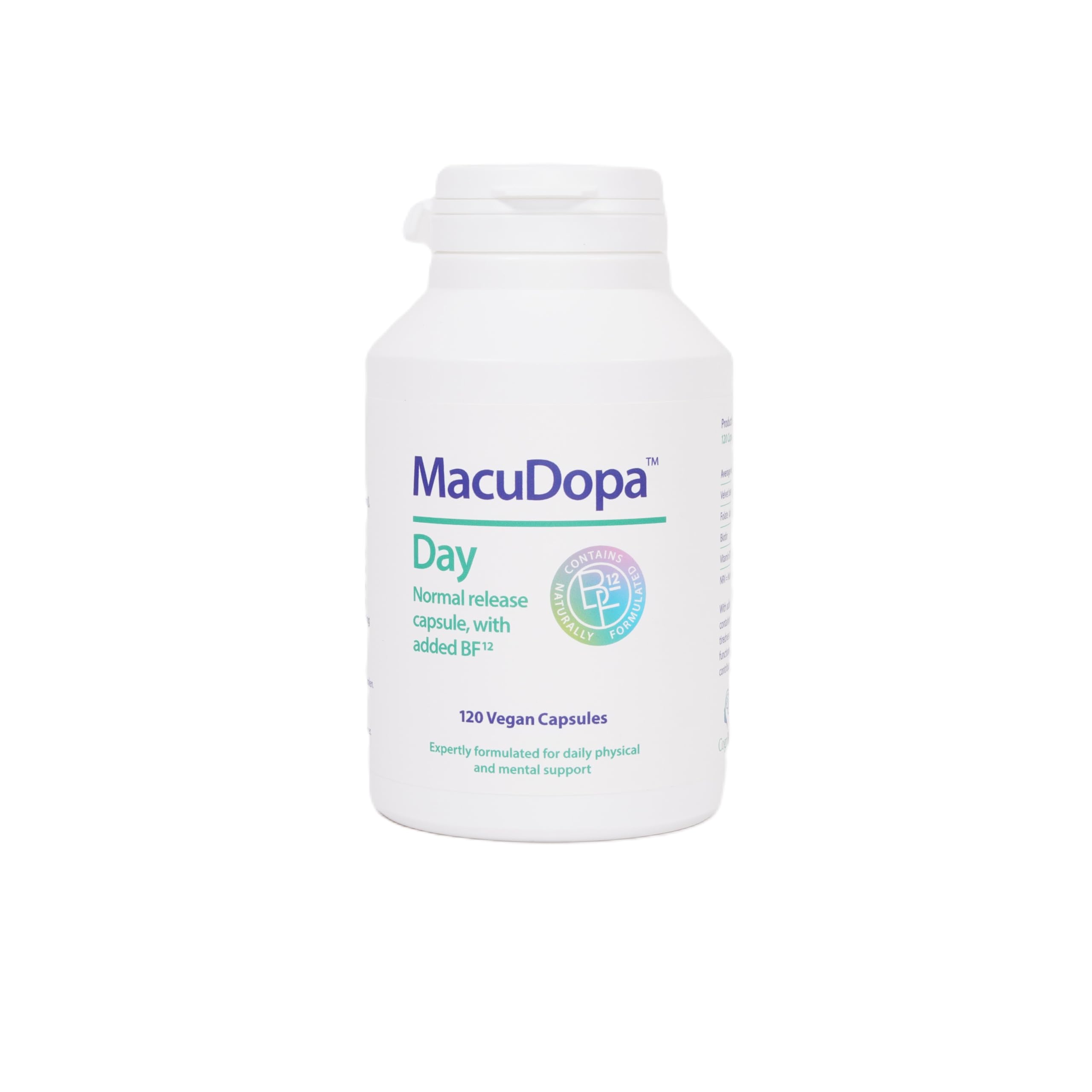 Macudopa Day Capsules 700mg Proprietary Blend, 63% HPLC standardised Levodopa. 120 Veggie Capsules MacuDopaAu supplements