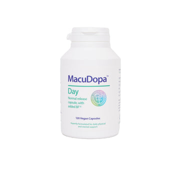 Macudopa Day Capsules 700mg Proprietary Blend, 63% HPLC standardised Levodopa. 120 Veggie Capsules MacuDopaAu supplements