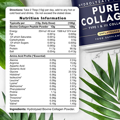 Collagen Powder | Gold Standard Bovine Collagen Peptides | Hydrolyzed Collagen HorbäachAu supplements