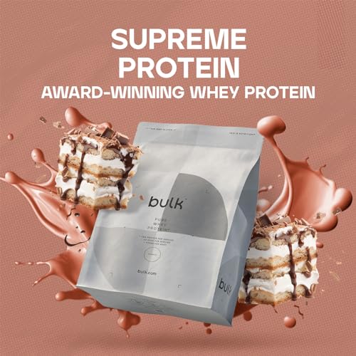 Bulk Pure Whey Protein Powder Shake, Tiramisu, 1 kg, Packaging May Vary BulkAu supplements