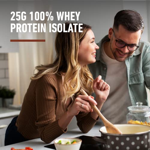Isopure Dutch Chocolate Whey Isolate Protein Powder with Vitamin C & Zinc for Immune IsopureUS supplements