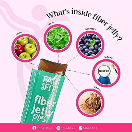 Fab and Fit Fiber Jelly Plus Melon, 10 Sachets Fab FitAu supplements