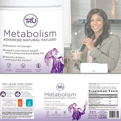 TRU Metabolism, Advanced Fat Loss, Fight Cravings, Boost Mood, No Jitters or Crash TRU SupplementsUS supplements