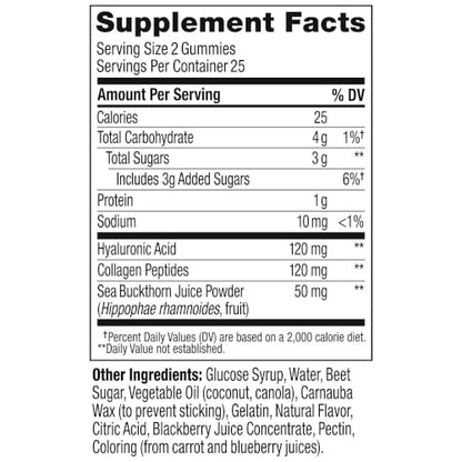 OLLY Glowing Skin Gummy, 25 Day Supply (50 Count), Plump Berry, Hyaluro OLLYUS supplements