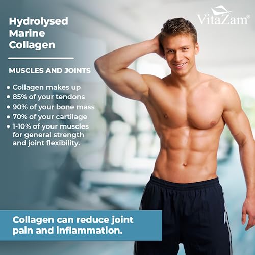 Vitazam Pure Marine Collagen Powder - 100% Hydrolysed Collagen Peptides for Hair Skin and Nails VitaZamAu supplements