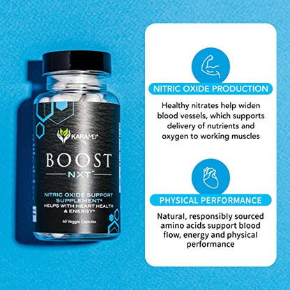 KaraMD Boost NXT | Nitric Oxide Booster Supplement | Natural L-Citrulline & L-Arginine KaraMDUS supplements