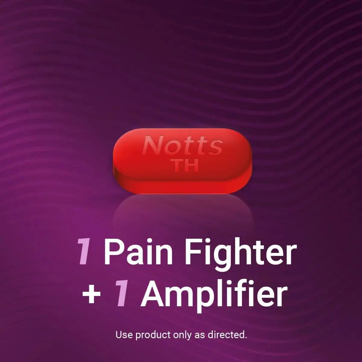 NOTTS Tension Headache Relief Without Aspirin for Head, Neck & Shoulder Pain - 100 Count, Acetaminophen 500 mg Caffeine 65 mg Caplets, for Aches Caused by Tension and Stress. Headache Relief caplets NOTTSAu supplements