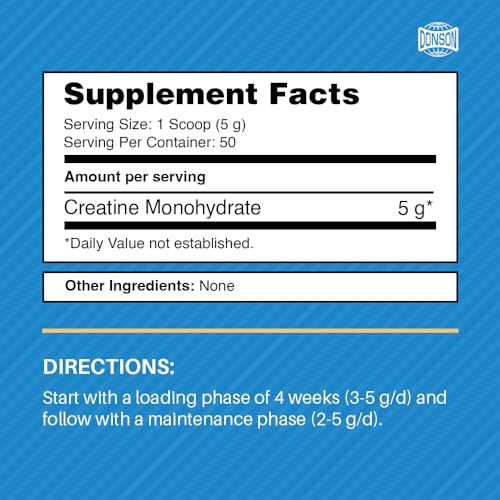 Donson Creatine Monohydrate for Women Booty Gain – 8.8oz Creatine Powder DonsonUS supplements