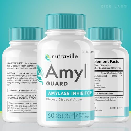 rize labs Nutraville Amyl Guard Dietary Supplement, Nutraville Amyl Guard Weight Loss Pills rize labsAu supplements